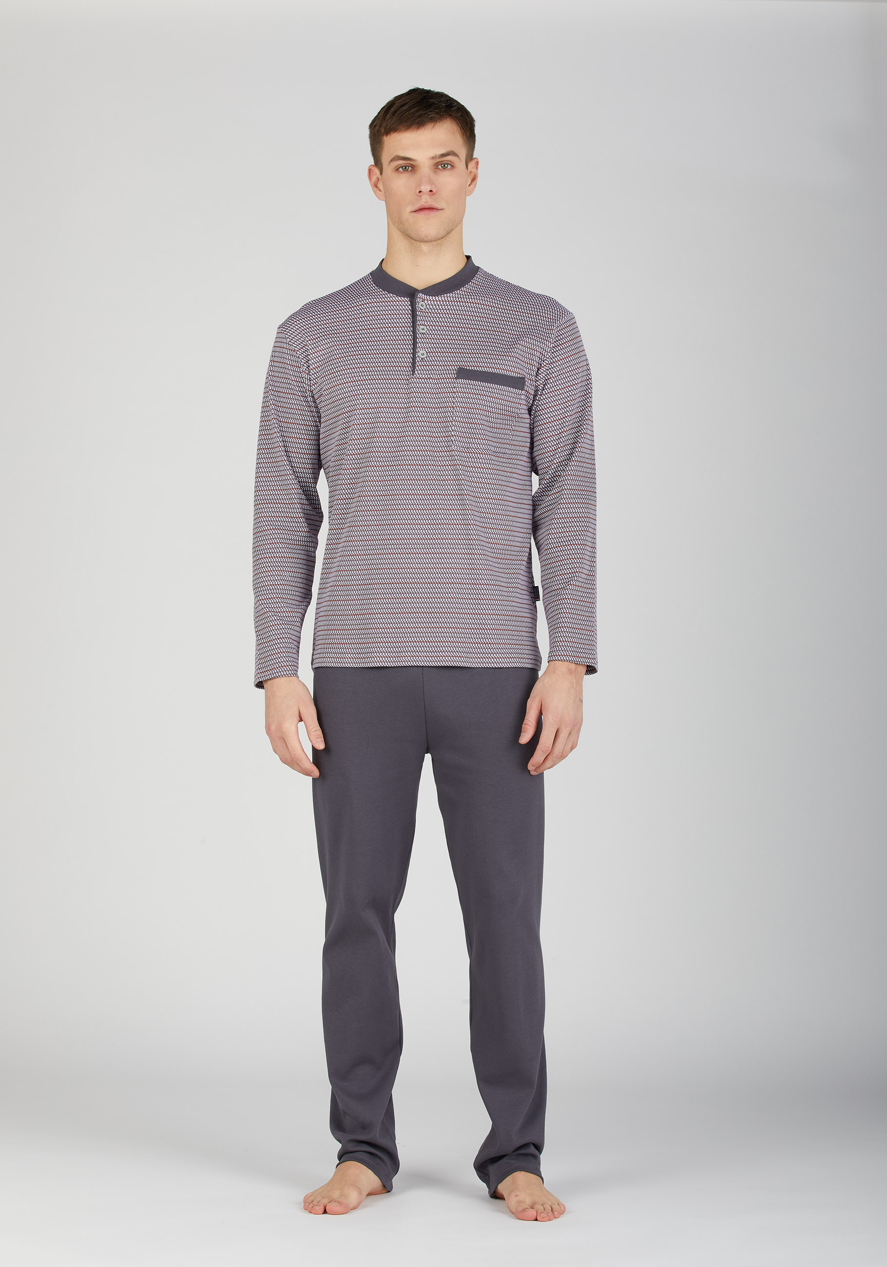 BipBip Men's pyjama with pockets on the top