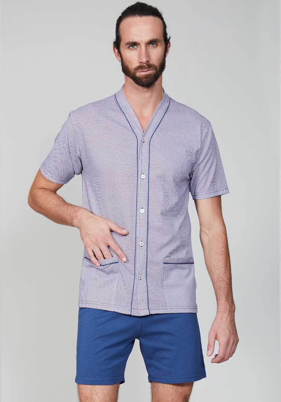 BipBip mens cardigan in fresh cotton